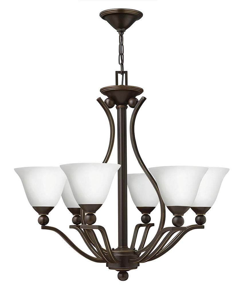 Hinkley Bolla Chandelier Chandeliers Hinkley Olde Bronze with Opal glass 29.0x29.0x29.0 