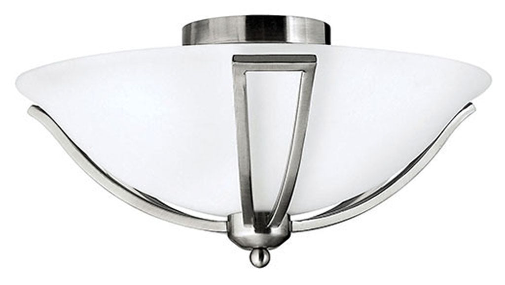 Hinkley Bolla Bath Bar Vanity Lights Hinkley Brushed Nickel 16.75x16.75x8.0 