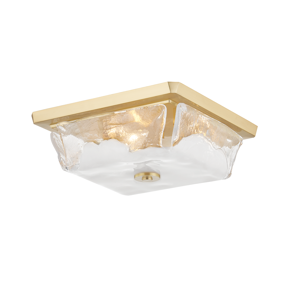 Hudson Valley Lighting Hines Flush Mount Flush Mount Hudson Valley Lighting Aged Brass  