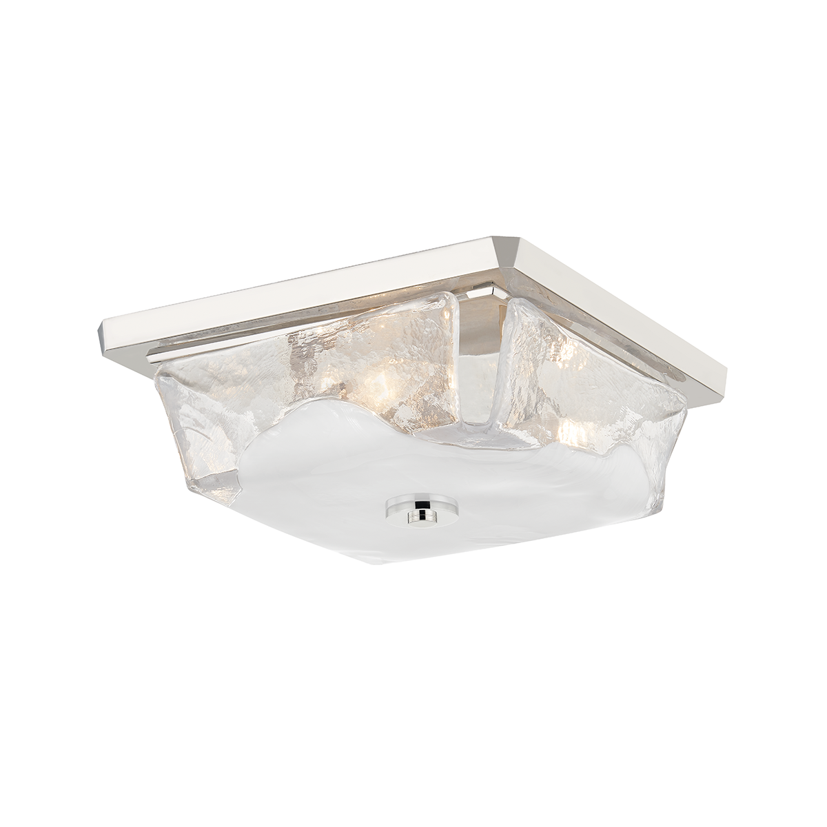 Hudson Valley Lighting Hines Flush Mount Flush Mount Hudson Valley Lighting Polished Nickel  