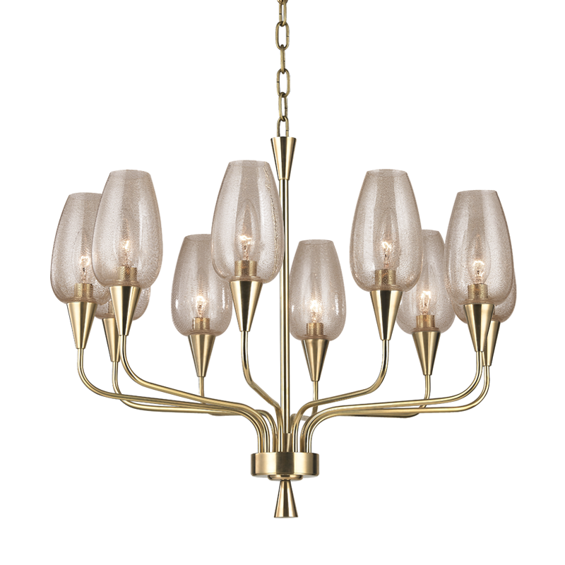 Hudson Valley Lighting Longmont Chandelier Chandelier Hudson Valley Lighting Aged Brass  