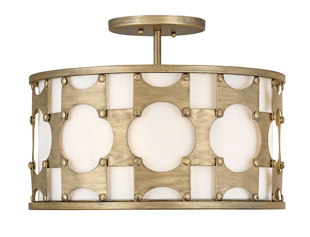 Hinkley Carter Semi-Flush Mount Ceiling Semi Flush Mounts Hinkley Burnished Gold 17.0x17.0x14.5 