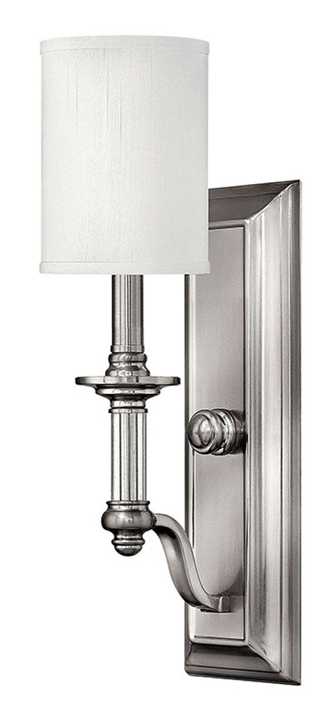 Hinkley Sussex Sconce Wall Sconces Hinkley Brushed Nickel 7.0x4.75x18.0 