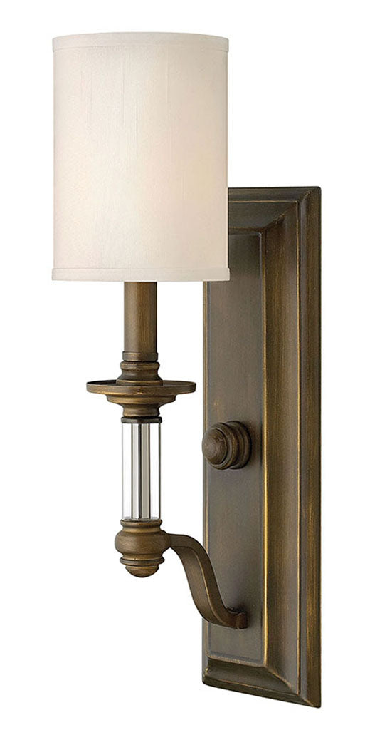 Hinkley Sussex Sconce Wall Sconces Hinkley English Bronze 7.0x4.75x18.0 