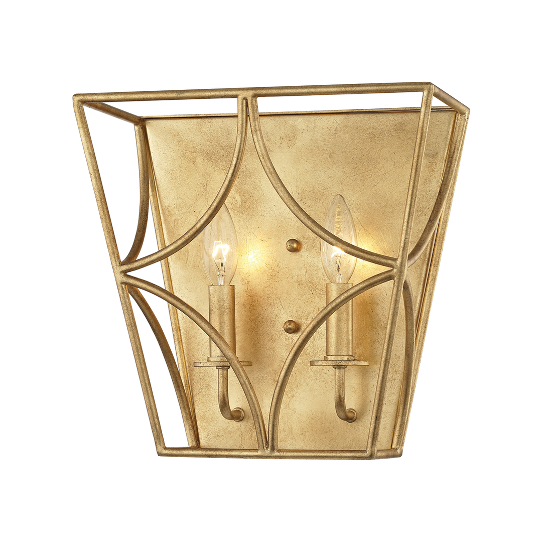 Hudson Valley Lighting Green Point Wall Sconce Wall Sconces Hudson Valley Lighting Gold Leaf  