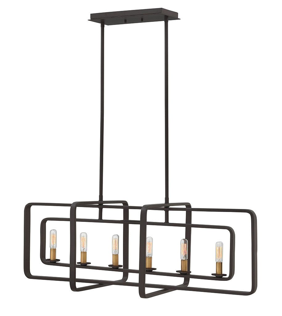 Hinkley Quentin Chandelier Chandeliers Hinkley Buckeye Bronze 16.0x36.0x13.0 