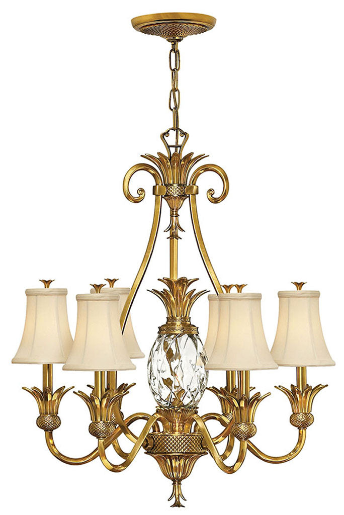 Hinkley Plantation Chandelier Chandeliers Hinkley Burnished Brass 28.0x28.0x33.0 