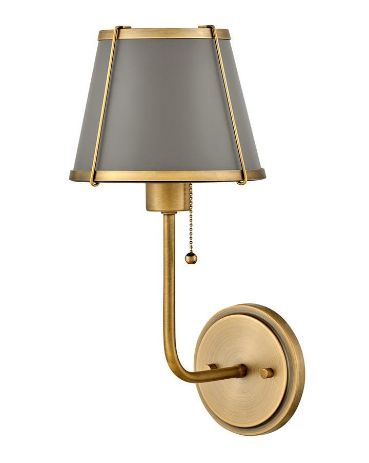 Hinkley Clarke Sconce Wall Sconces Hinkley Lacquered Dark Brass 8.75x7.25x15.75 