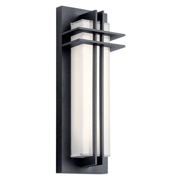 Kichler Manhattan  Outdoor Wall Outdoor Wall Lights Kichler Textured Black 5.25x16 