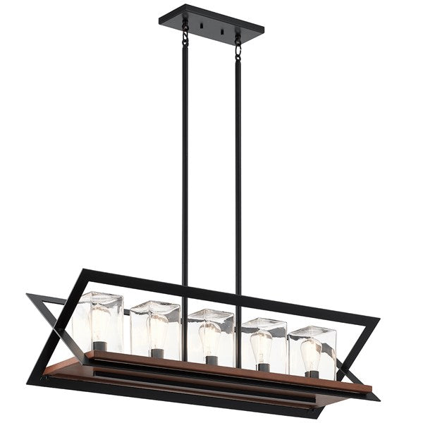 Kichler Morelle  Outdoor Chandelier Outdoor l Wall Kichler Black 11x10.75 