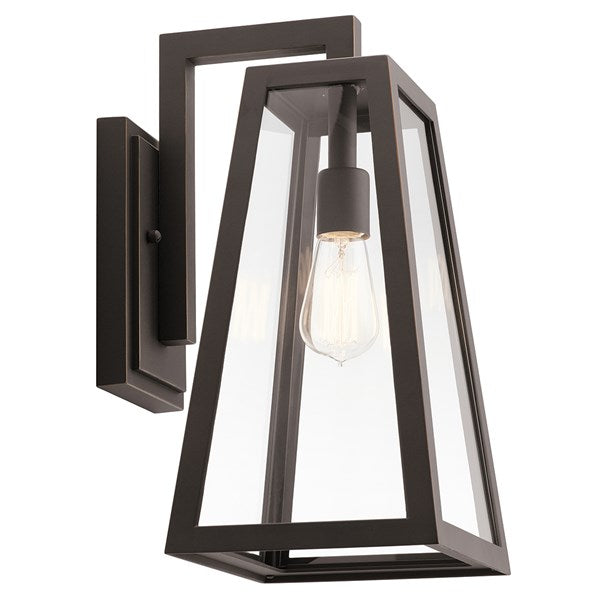 Kichler Delison  Outdoor Wall Outdoor Wall Lights Kichler Rubbed Bronze 9.5x16.75 