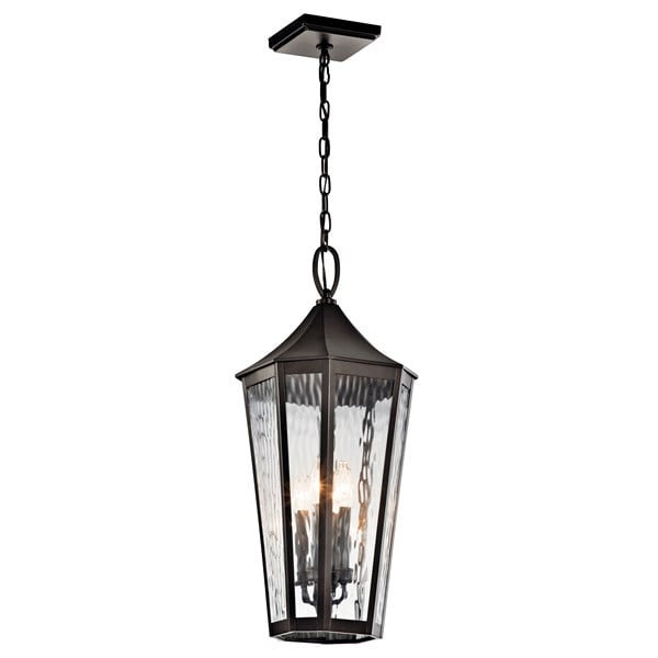 Kichler Rochdale  Outdoor Hanging Pendant Outdoor Hanging Lights Kichler Olde Bronze 11x27.25 