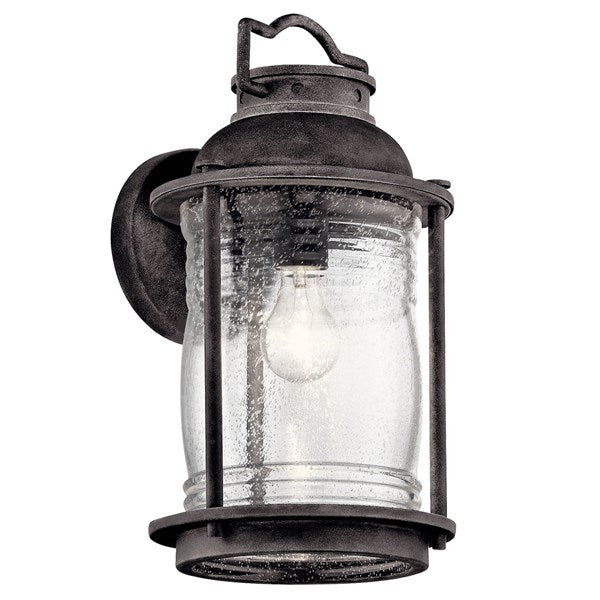 Kichler Ashland Bay  Outdoor Wall Outdoor Wall Lights Kichler Weathered Zinc 8.75x16 