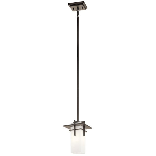 Kichler Caterham  Outdoor Hanging Pendant Outdoor Hanging Lights Kichler Olde Bronze 6.5x10 