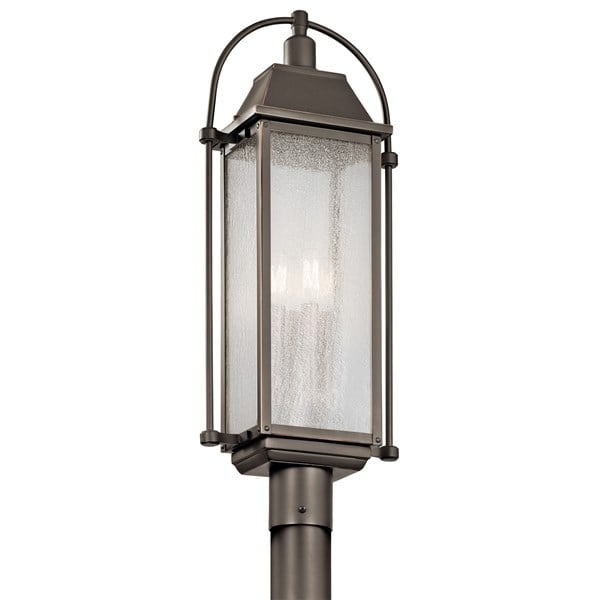 Kichler Harbor Row  Outdoor Post Lantern Outdoor l Post/Pier Mounts Kichler Olde Bronze 6x27.25 