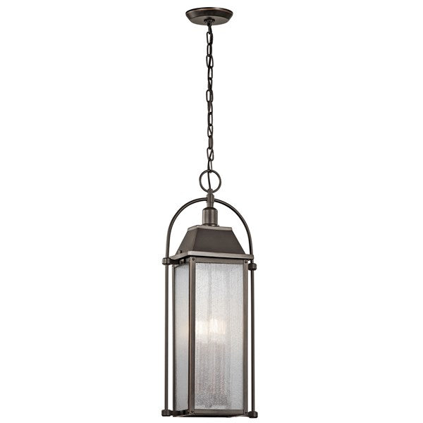 Kichler Harbor Row  Outdoor Hanging Pendant Outdoor Light Fixture l Hanging Kichler Olde Bronze 6x25.75 