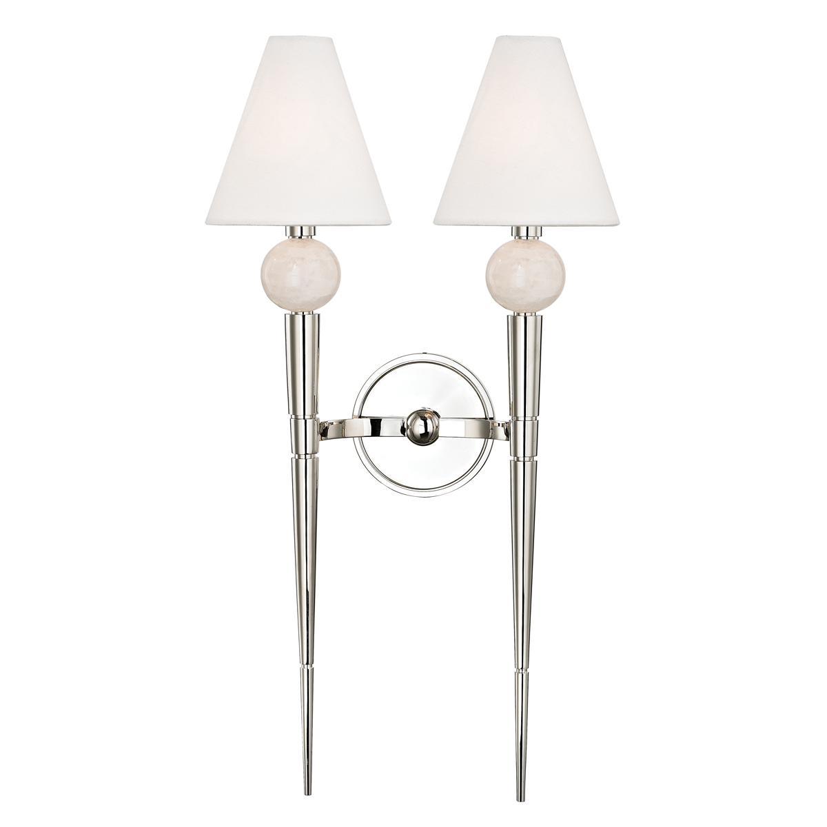 Hudson Valley Lighting Vanessa Wall Sconce Sconce Hudson Valley Lighting Polished Nickel  