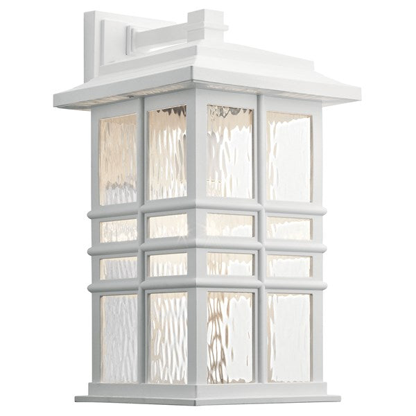 Kichler Beacon Square  Outdoor Wall Outdoor l Wall Kichler White 9.5x17.5 