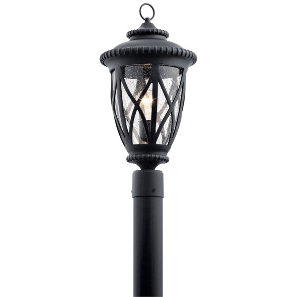 Kichler Admirals Cove  Outdoor Post Lantern Outdoor l Post/Pier Mounts Kichler Textured Black 10.25x20.75 