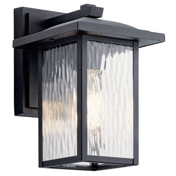 Kichler Capanna  Outdoor Wall Outdoor Wall Lights Kichler Textured Black 6.5x10.25 