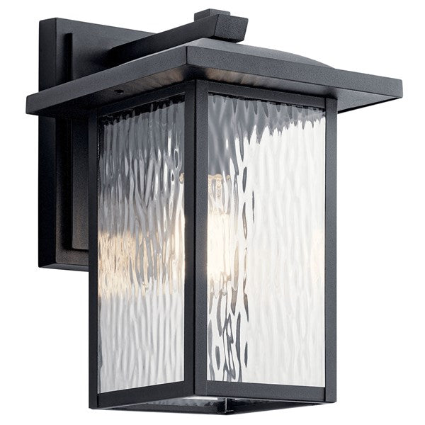 Kichler Capanna  Outdoor Wall Outdoor Wall Lights Kichler Textured Black 8.5x13.25 