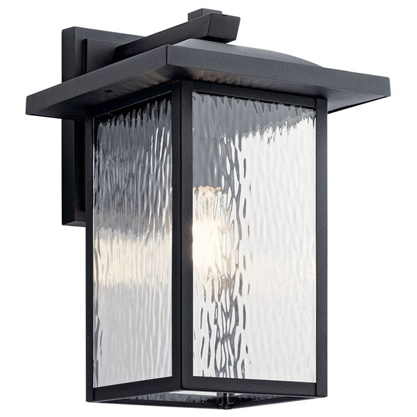 Kichler Capanna  Outdoor Wall Outdoor Wall Lights Kichler Textured Black 10.5x16 