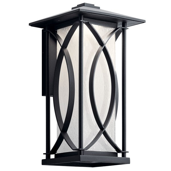 Kichler Ashbern  Outdoor Wall Outdoor l Wall Kichler Textured Black 8x15 