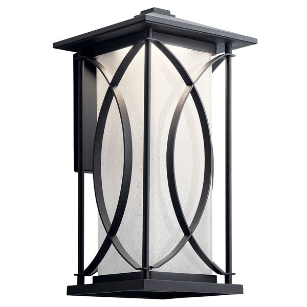 Kichler Ashbern  Outdoor Wall Outdoor l Wall Kichler Textured Black 9.5x18.25 