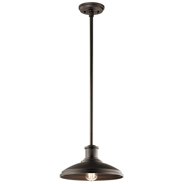 Kichler Allenbury  Pendant Outdoor Light Fixture l Hanging Kichler Olde Bronze 12x8.25 