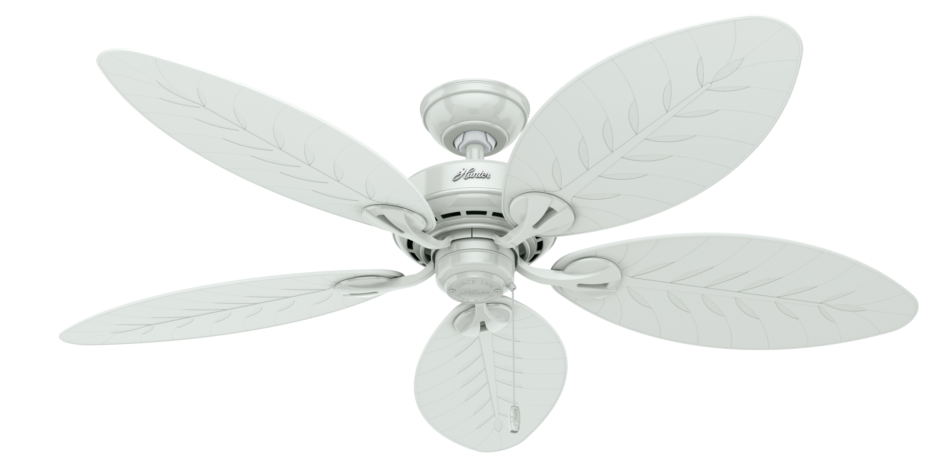 Hunter 54 inch Bayview Damp Rated Ceiling Fan and Pull Chain