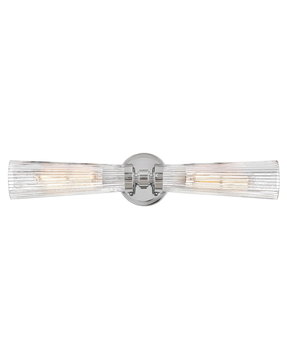 Hinkley Jude Bath Bar Vanity Lights Hinkley Polished Nickel 5.5x24.0x5.0 