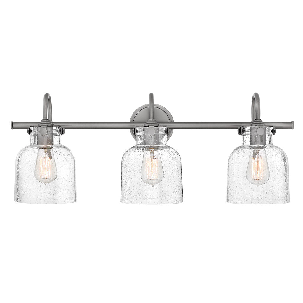 Hinkley Congress Bath Bar Vanity Lights Hinkley Antique Nickel 9.0x29.5x11.25 