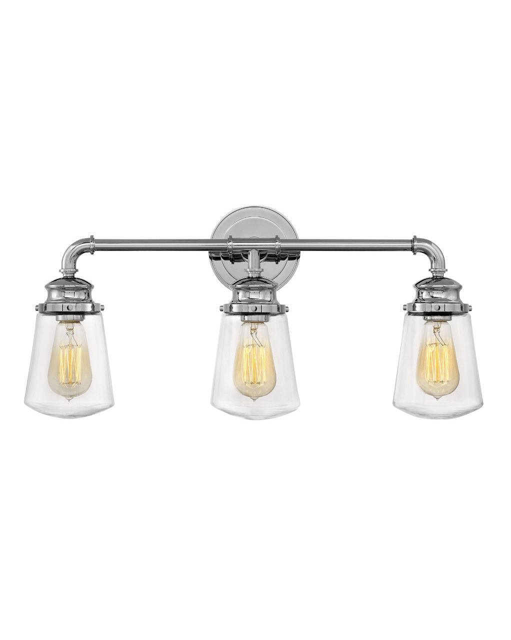 Hinkley Fritz Bath Bar Vanity Lights Hinkley Chrome 6.5x24.0x11.75 