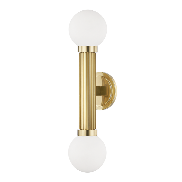 Hudson Valley Lighting Reade Wall Sconce Wall Sconces Hudson Valley Lighting Aged Brass  