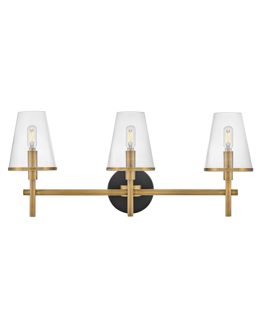 Hinkley Marten Bath Bar Vanity Lights Hinkley Heritage Brass 6.25x25.0x11.0 