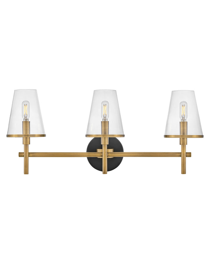 Hinkley Marten Bath Bar Vanity Lights Hinkley Heritage Brass 6.25x25.0x11.0 