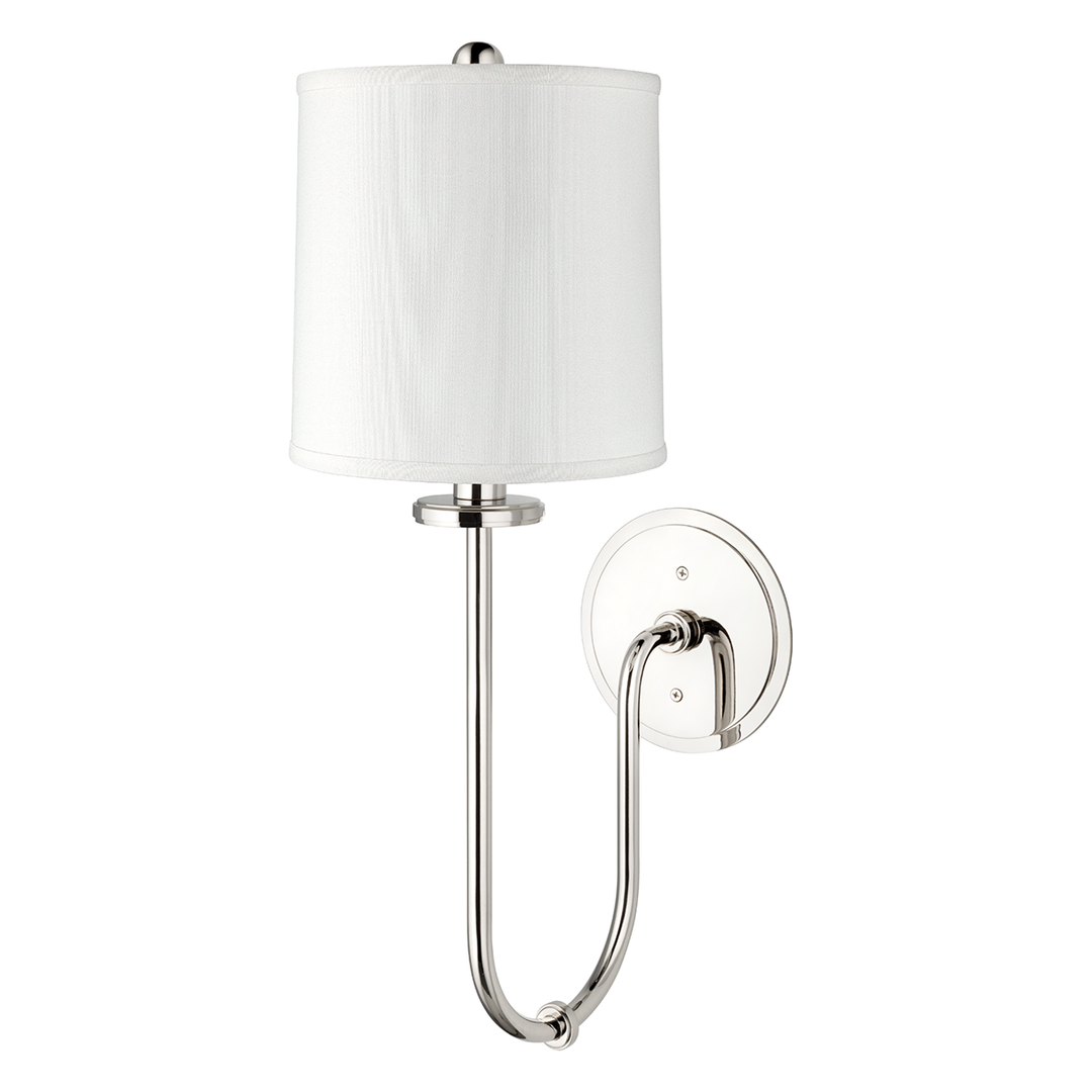 Hudson Valley Lighting Jericho Wall Sconce Wall Sconces Hudson Valley Lighting Polished Nickel  