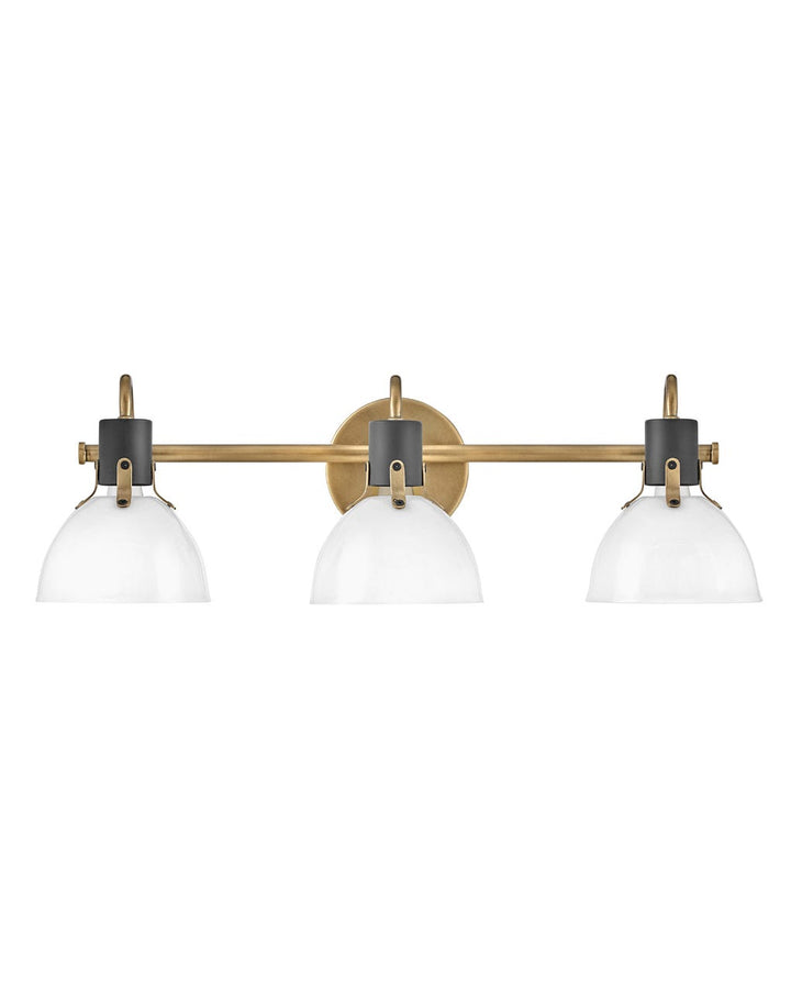 Hinkley Argo Bath Bar Vanity Lights Hinkley Heritage Brass 8.25x24.5x7.5 