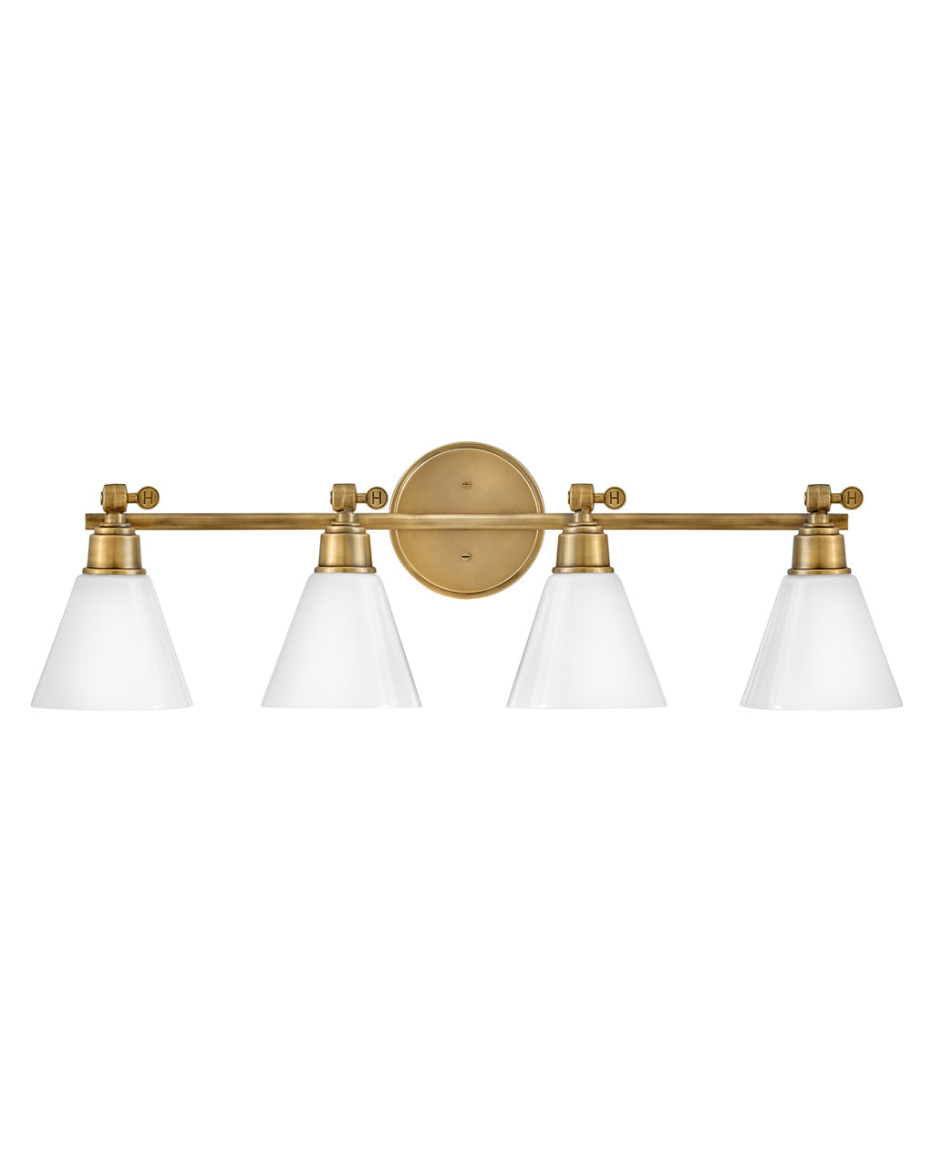 Hinkley Arti Bath Bar Vanity Lights Hinkley Heritage Brass 7.0x32.0x10.0 