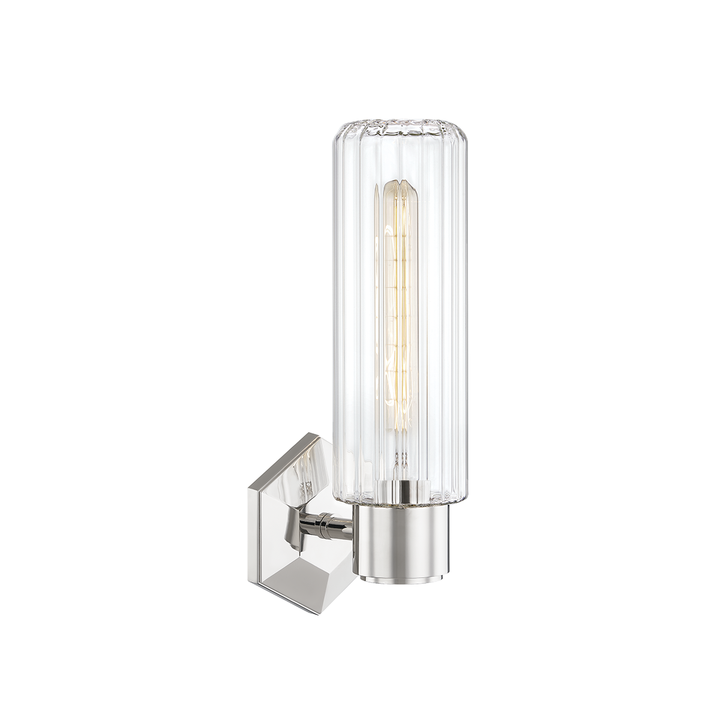 Hudson Valley Lighting Roebling Wall Sconce Wall Sconces Hudson Valley Lighting Polished Nickel  