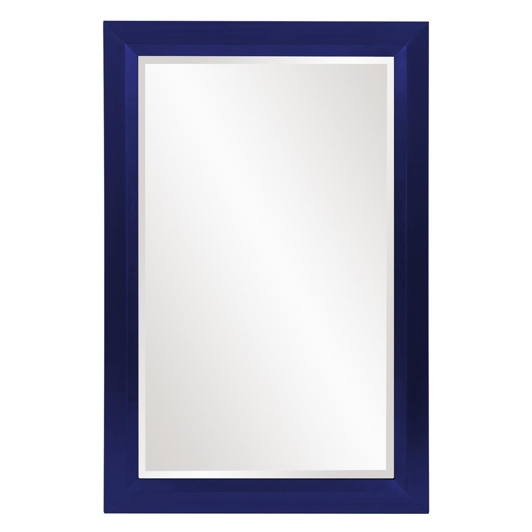 Howard Elliott Collection Avery Mirror - Glossy Navy Mirrors Howard Elliott Collection   