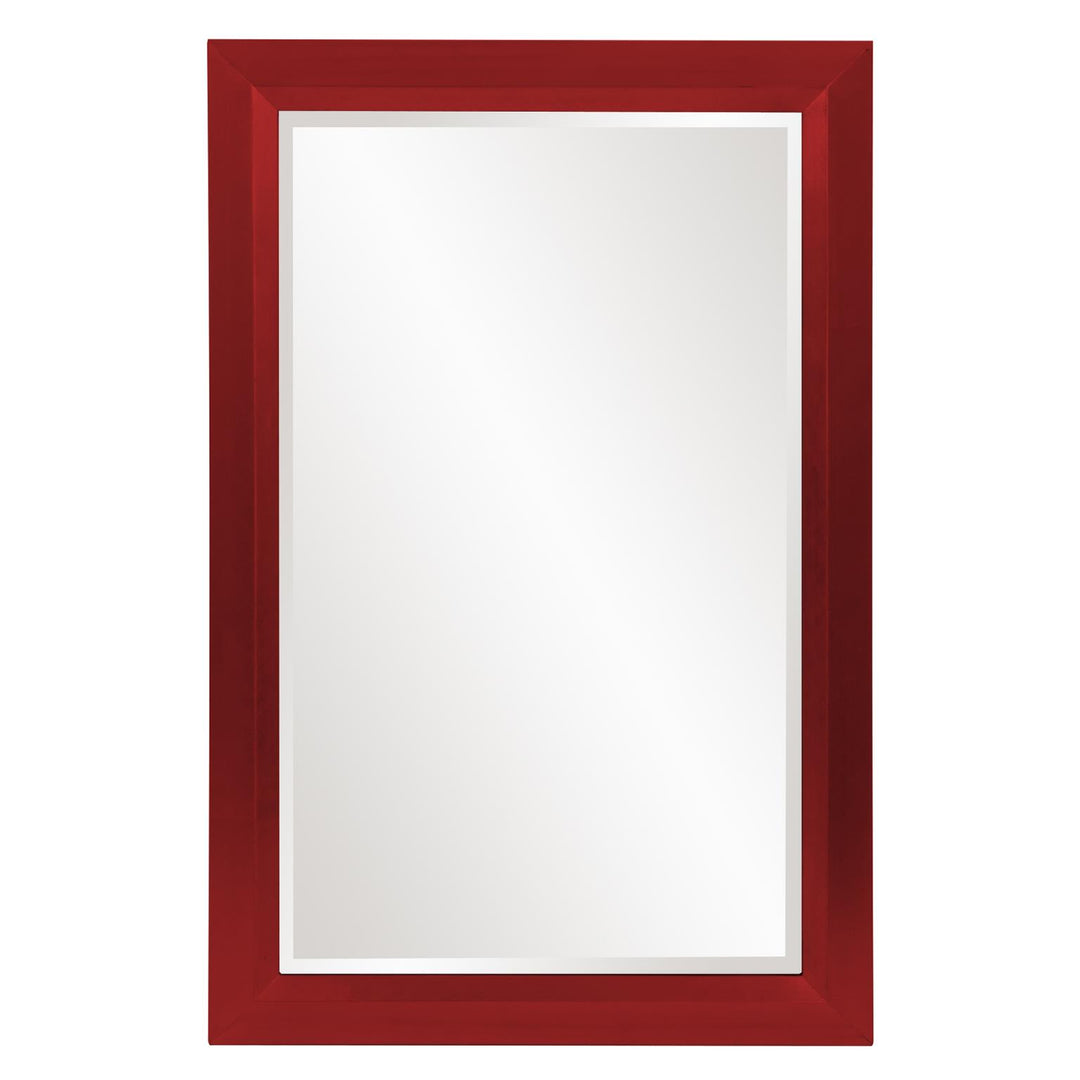 Howard Elliott Collection Avery Mirror - Glossy Red Mirrors Howard Elliott Collection   