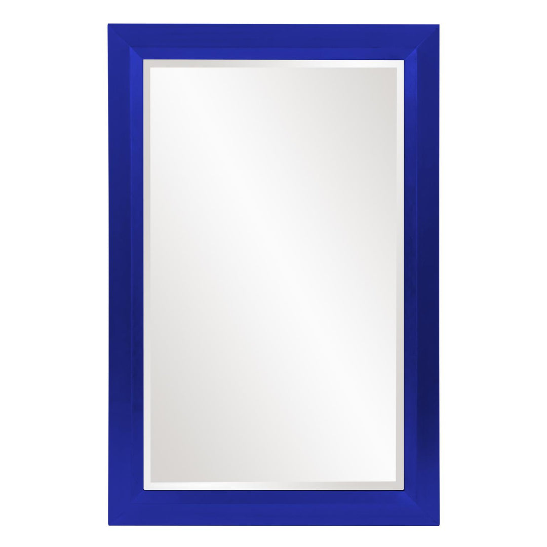 Howard Elliott Collection Avery Mirror - Glossy Royal Blue Mirrors Howard Elliott Collection   