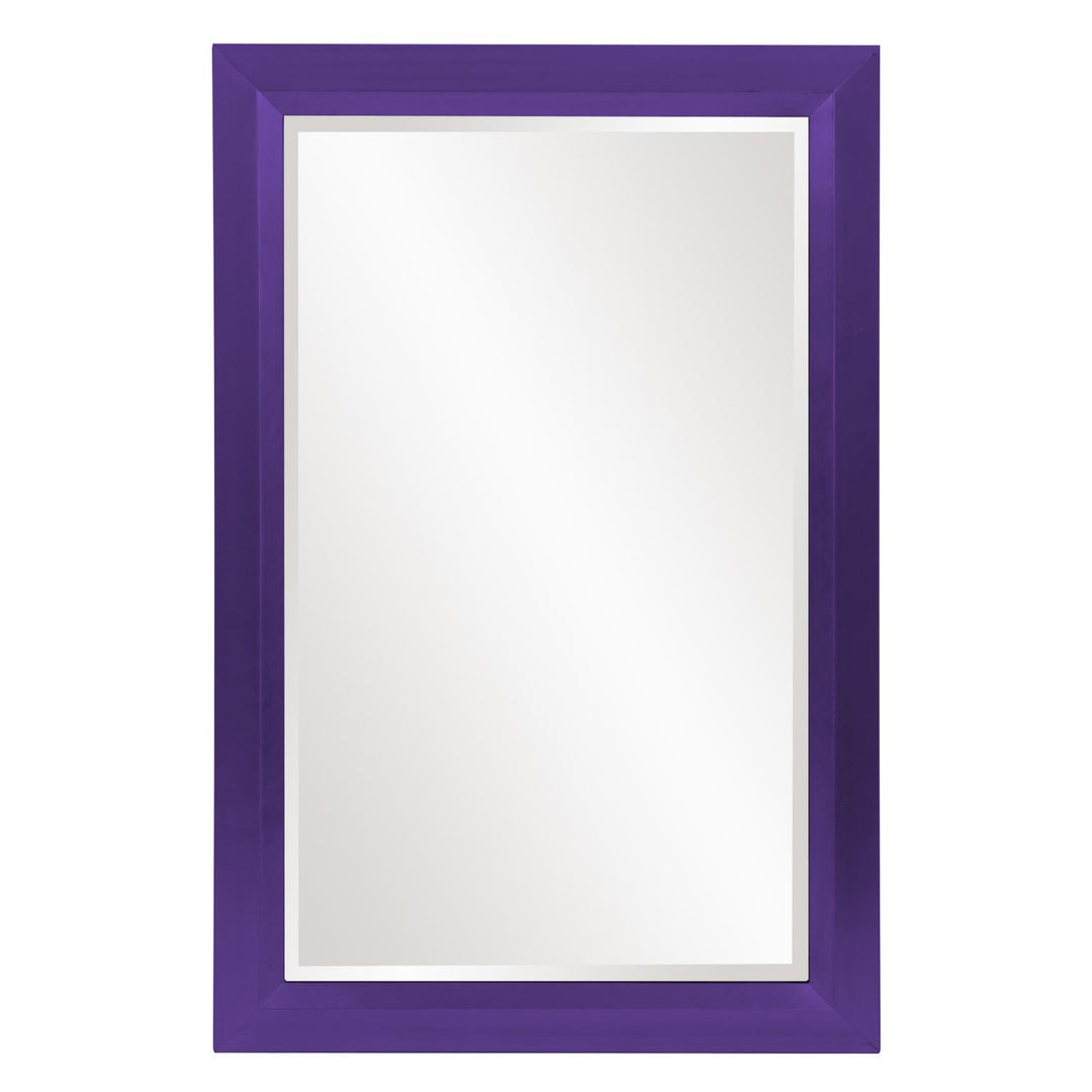 Howard Elliott Collection Avery Mirror - Glossy Royal Purple Mirrors Howard Elliott Collection   