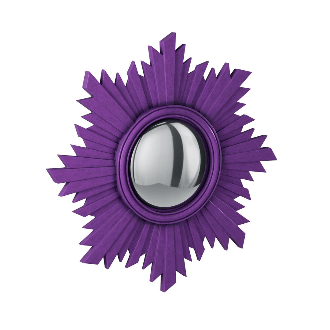 Howard Elliott Collection Euphoria Mirror - Glossy Royal Purple Mirrors Howard Elliott Collection   