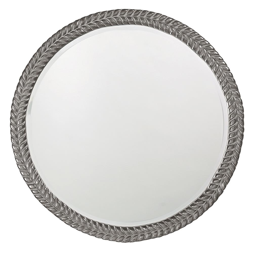 Howard Elliott Collection Amelia Mirror - Glossy Nickel Mirrors Howard Elliott Collection   