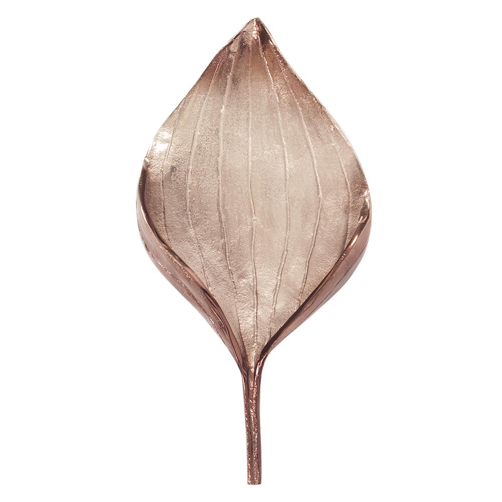 Howard Elliott Collection Champagne Leaf Wall Decor, Small