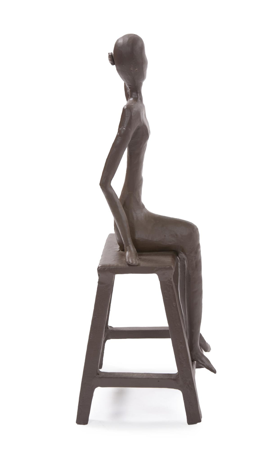 Howard Elliott Collection Sitting Beauty Aluminum Sculpture Sculpture Howard Elliott Collection   