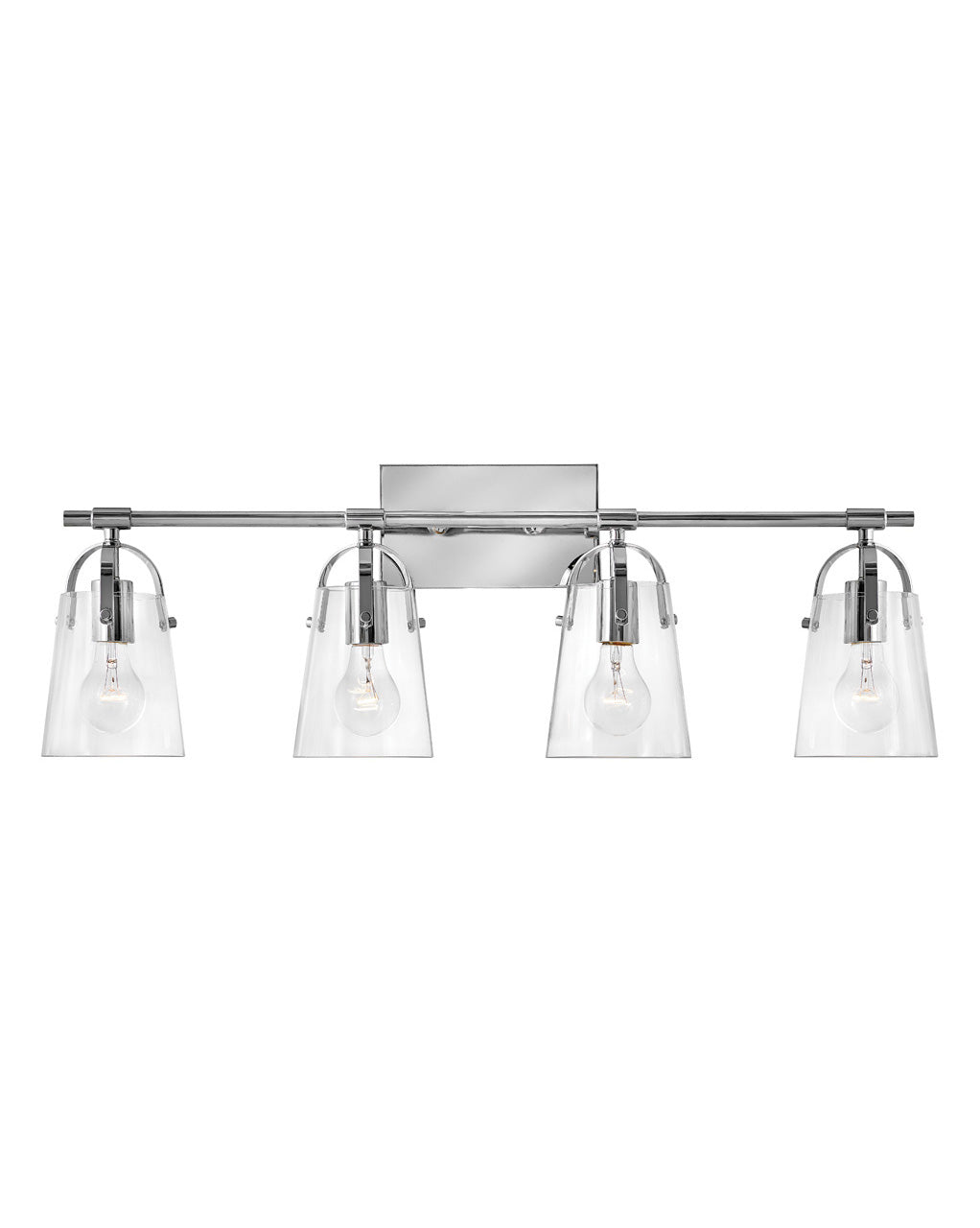 Hinkley Foster Bath Bar Bath Vanity Light Hinkley Chrome 6.5x31.75x10.75 