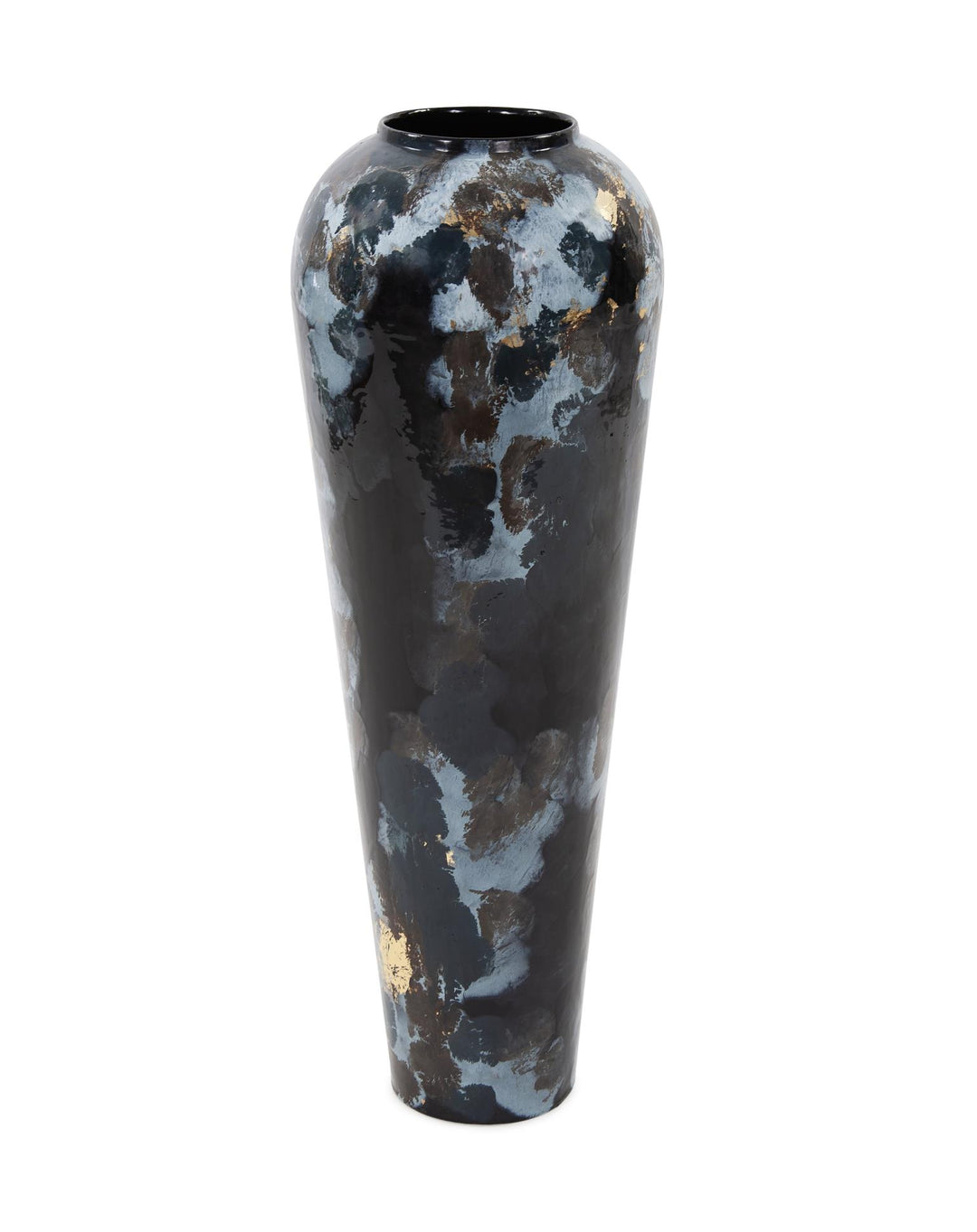 Howard Elliott Collection Oceanique Iron Torpedo Vase, Small